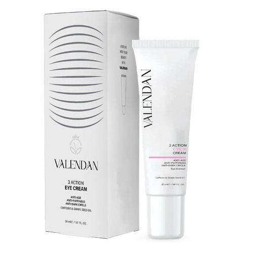 کرم دور چشم شب و روز ولندان مدل 3Action حجم 30 میلی لیتر